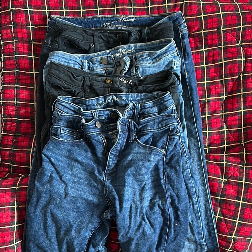 COPY - Women's Blue and Black Jeans